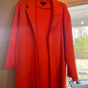 J Crew 365 Women's Orange Sweater Blazer